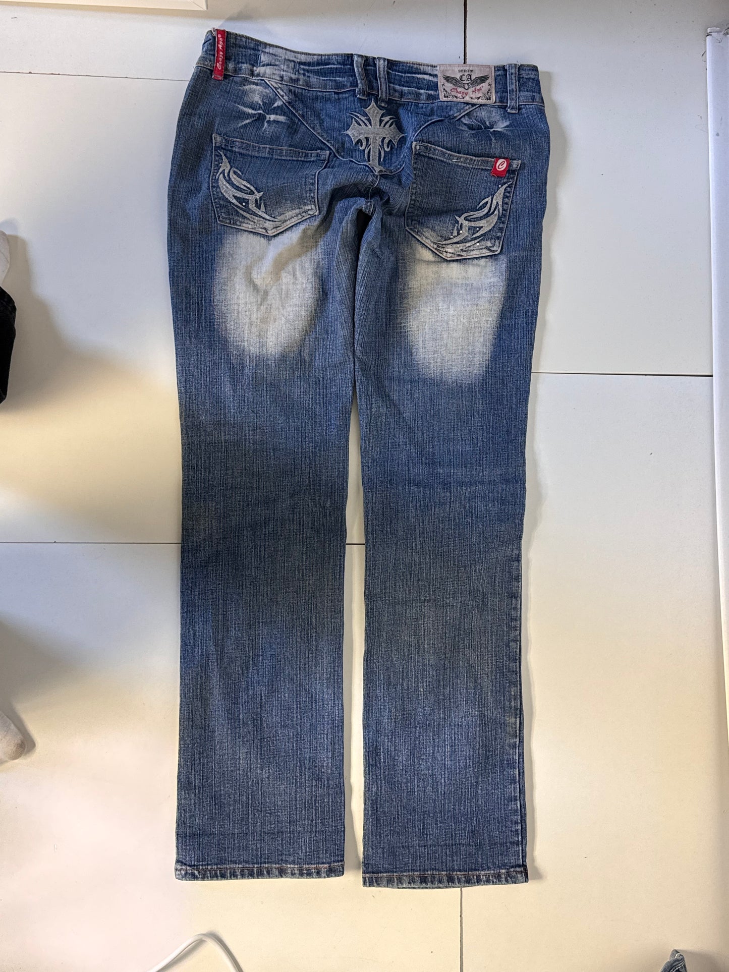 Lågmidjade jeans stl: S