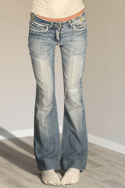 Lågmidjade jeans stl: XS