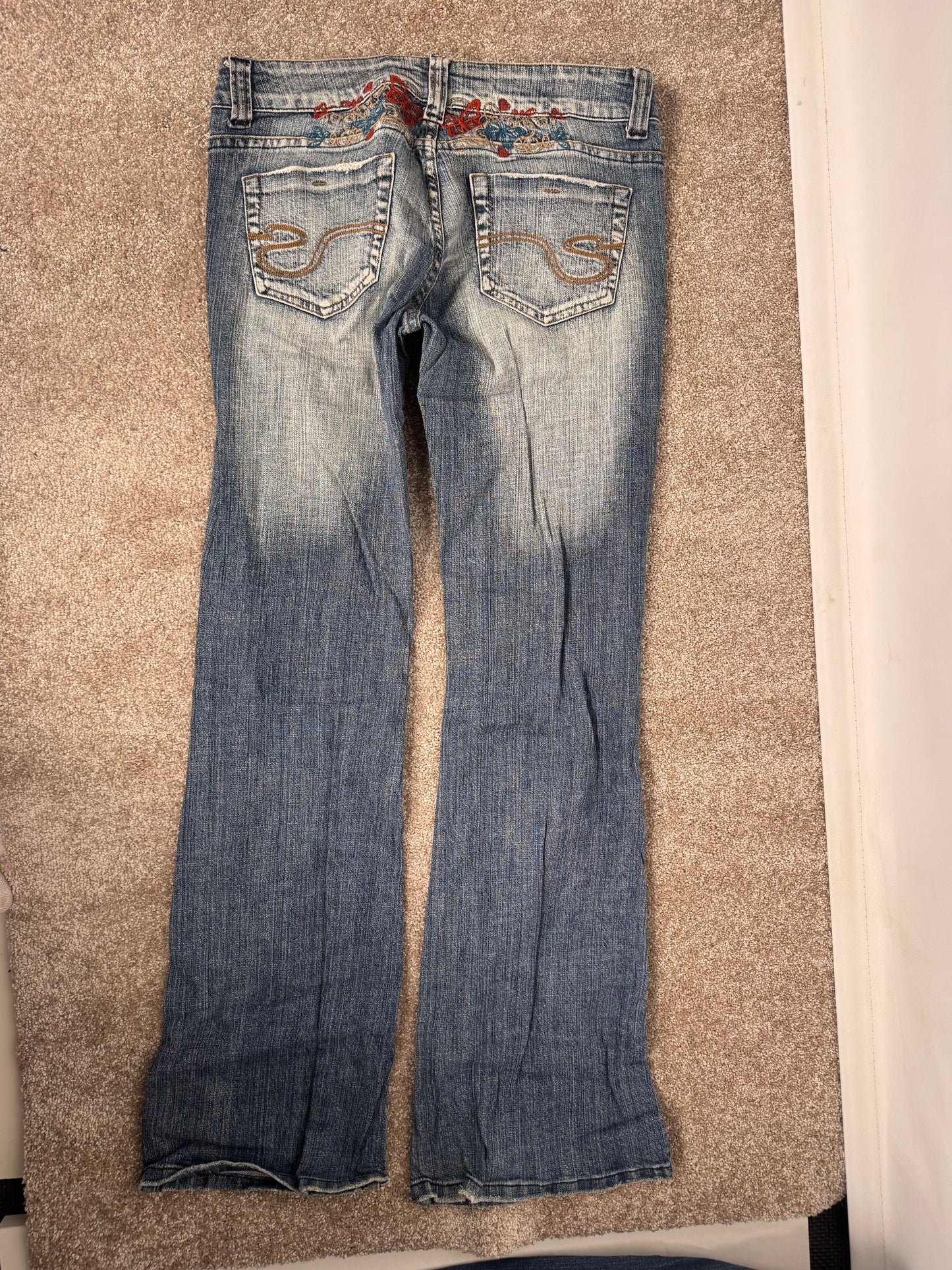 Lågmidjade jeans stl: S/M