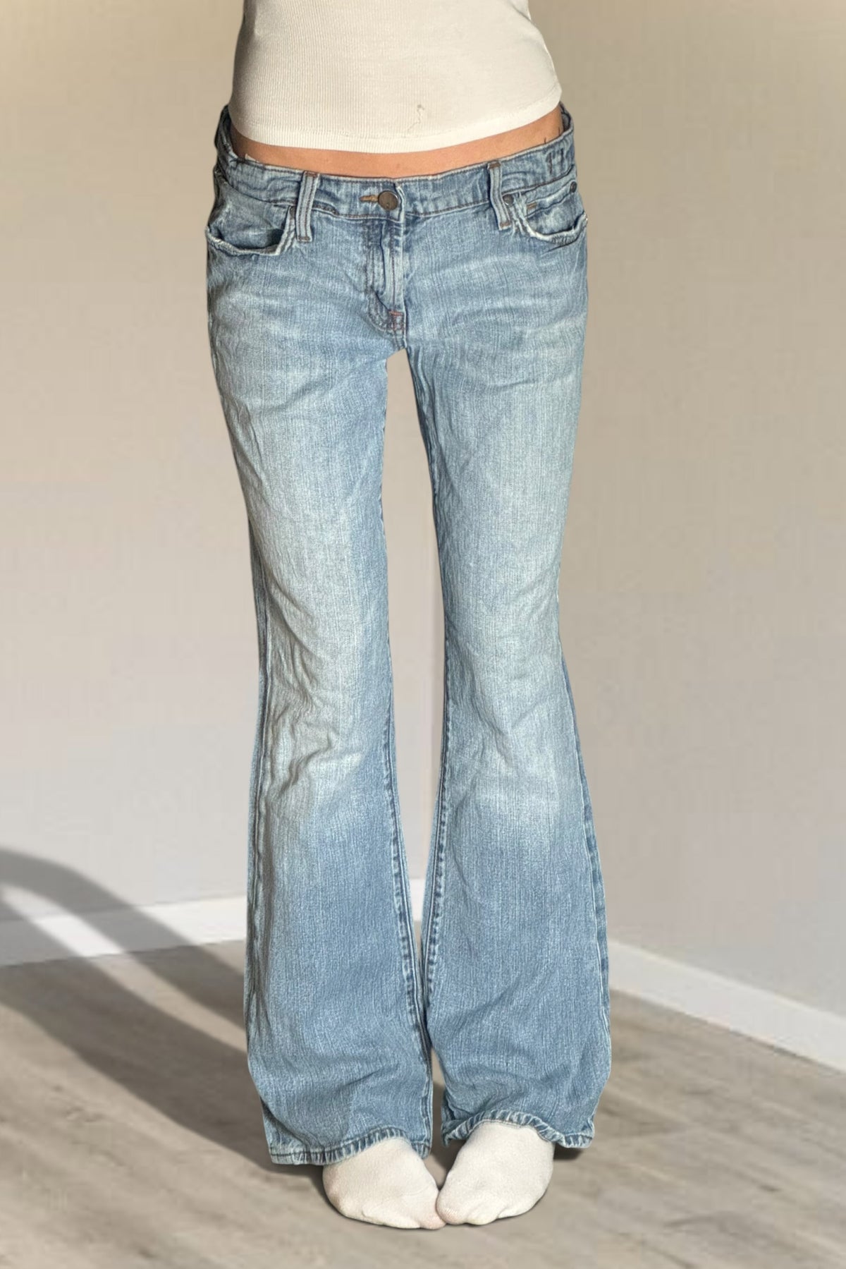 Lågmidjade jeans stl: M