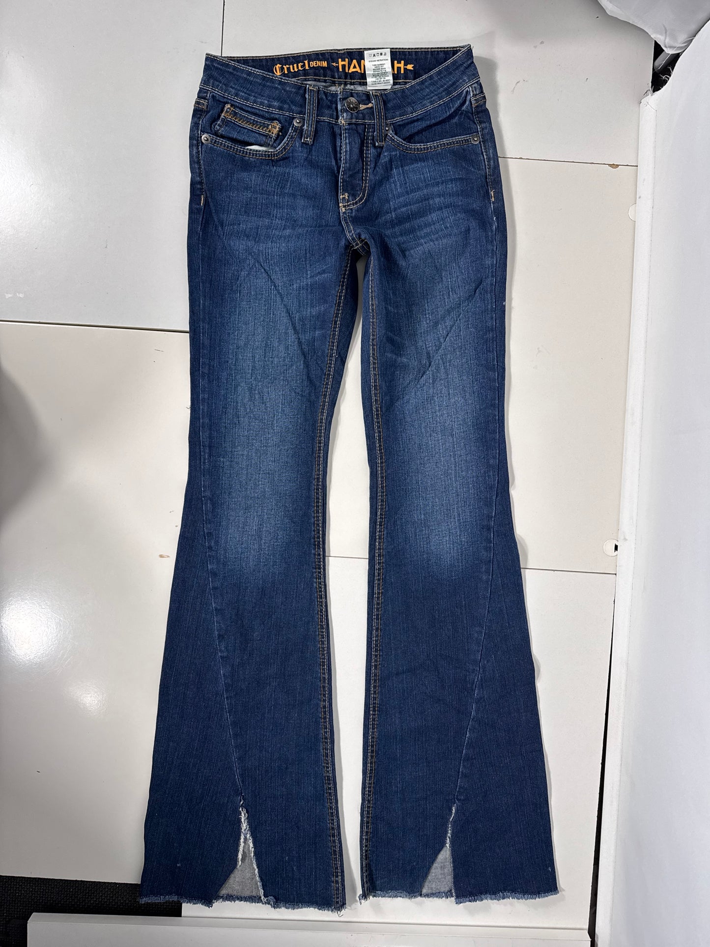 Utsvängda jeans stl: XS