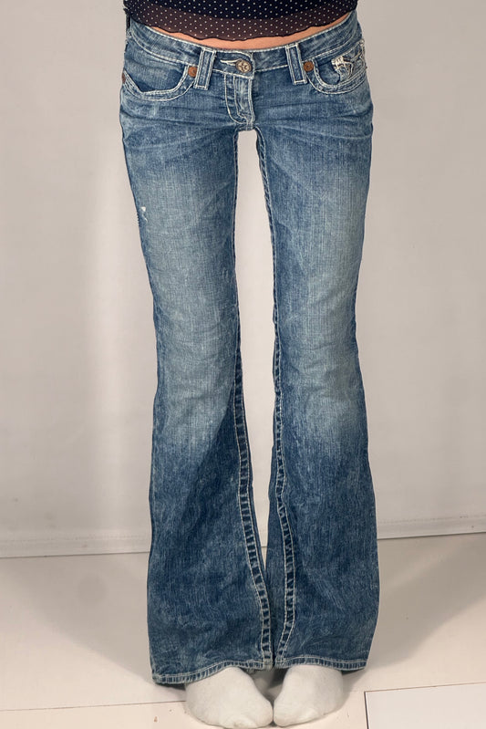 Lavt liv jeans str: XS