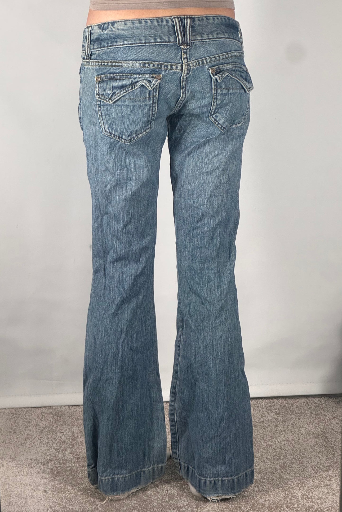 Lågmidjade jeans stl: S
