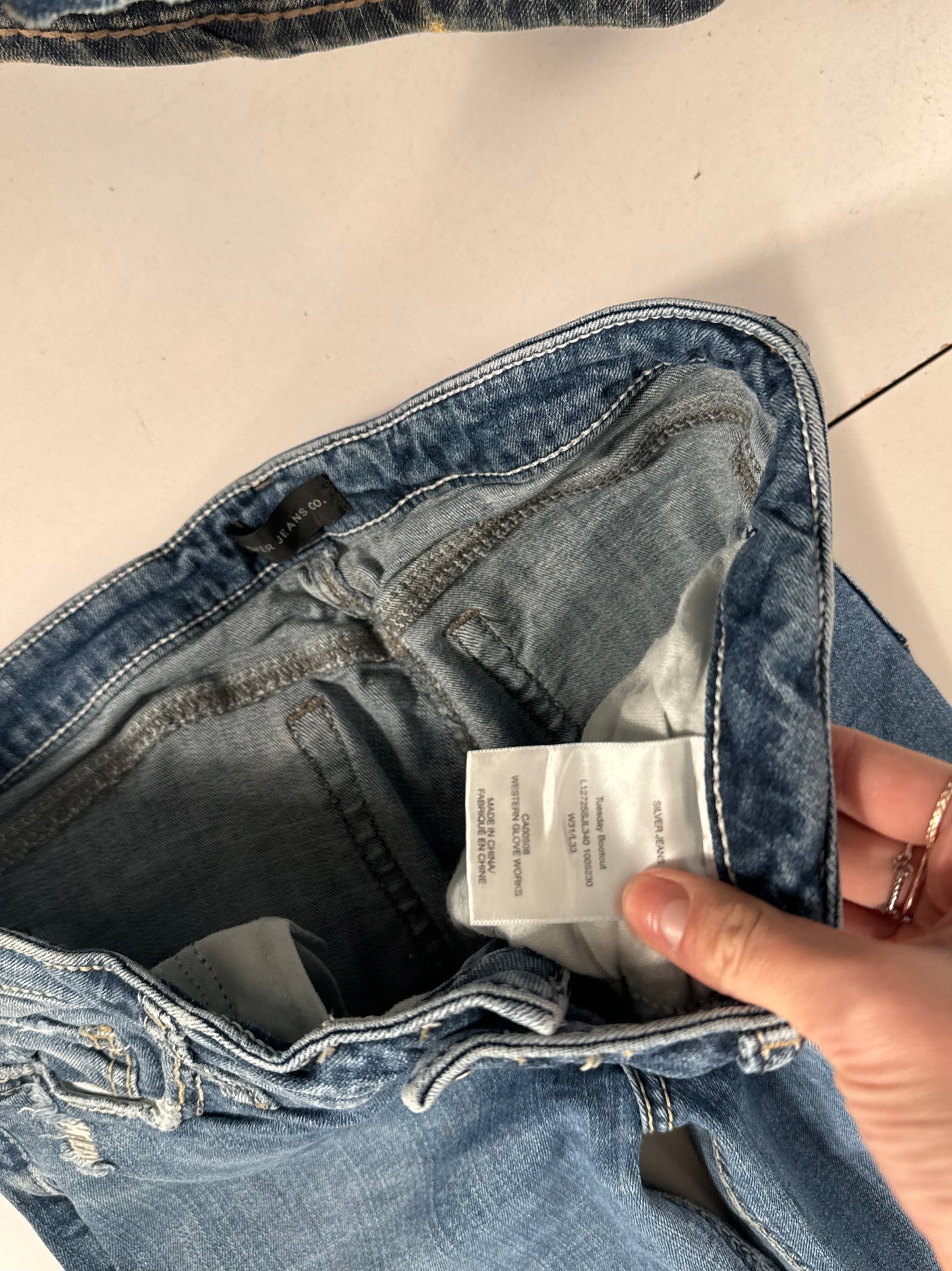 Lågmidjade jeans stl: