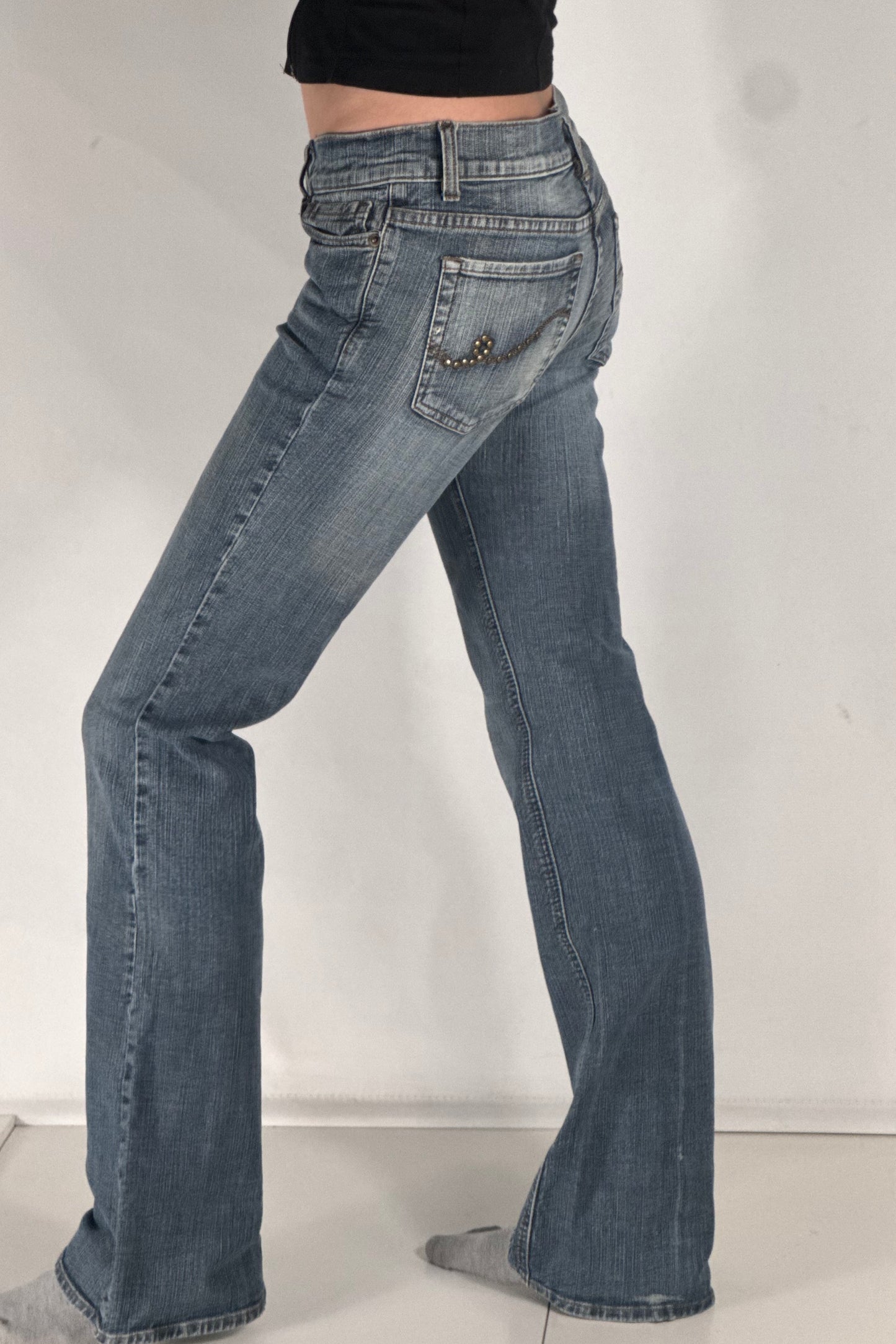Lavtaljede jeans str: XS