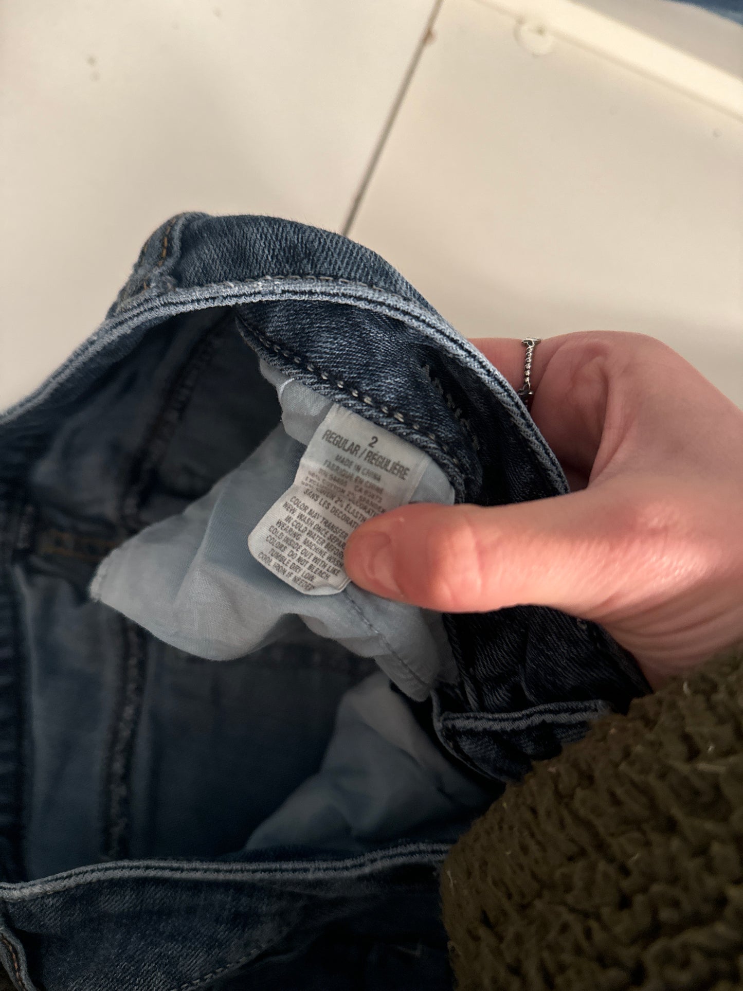 Lågmidjade jeans stl: XS/S