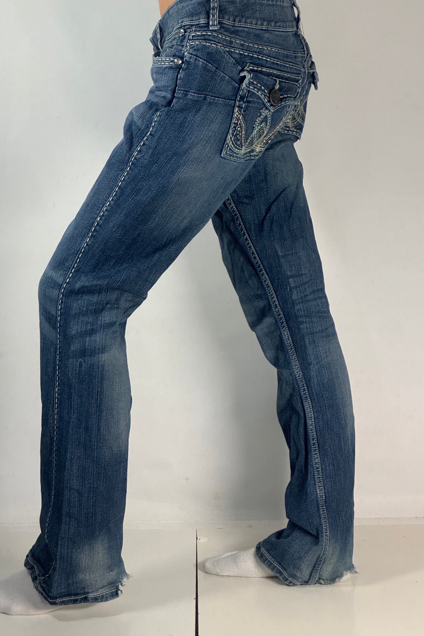 Lågmidjade jeans stl: M