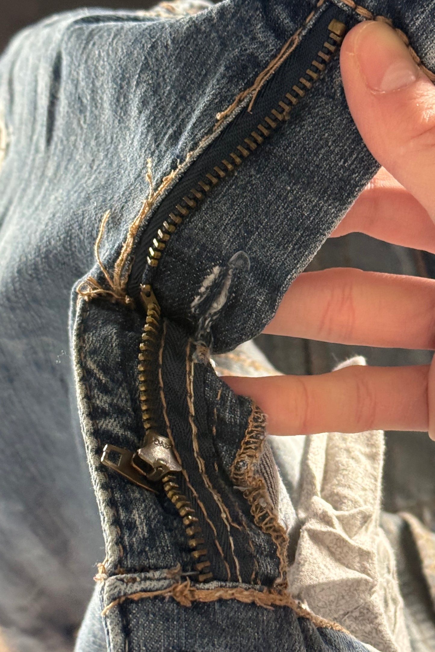 Lågmidjade jeans stl: S