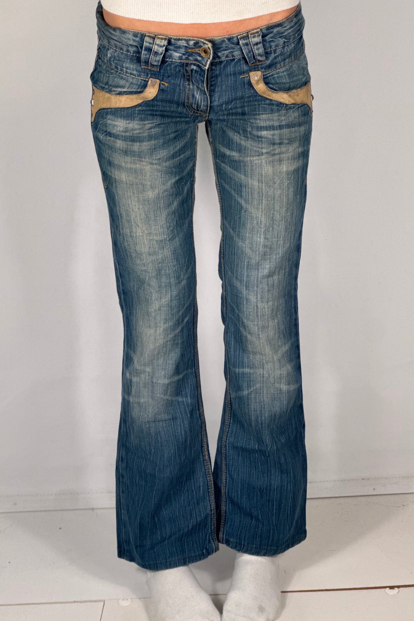 Lågmidjade jeans stl: XS