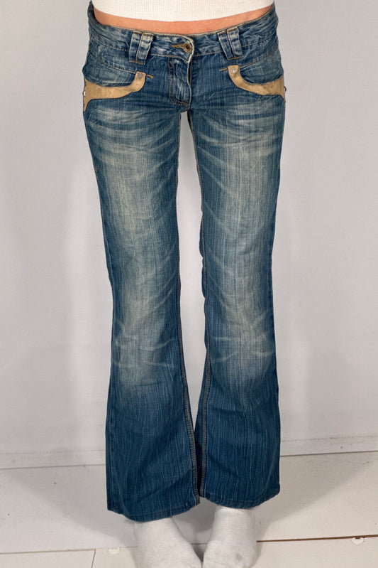 Lågmidjade jeans stl: XS