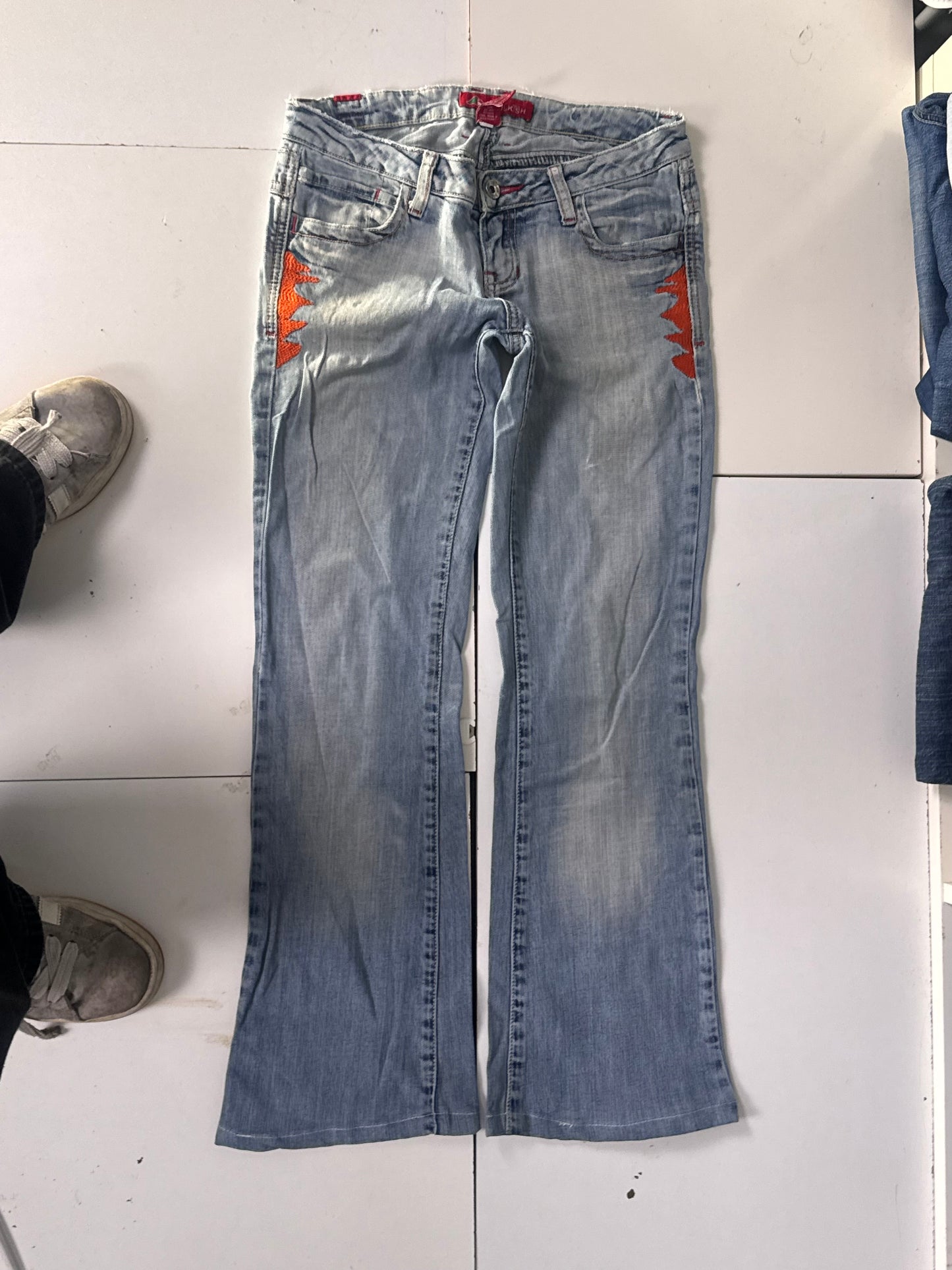 Lågmidjade jeans stl: XS