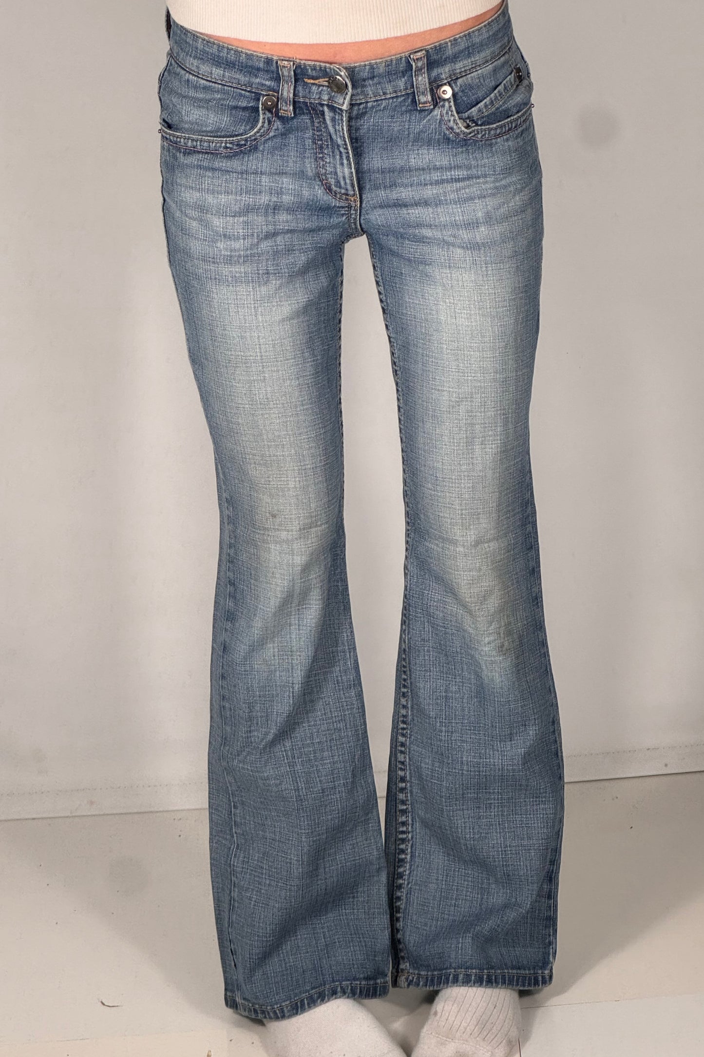 Lavt liv jeans str: XS