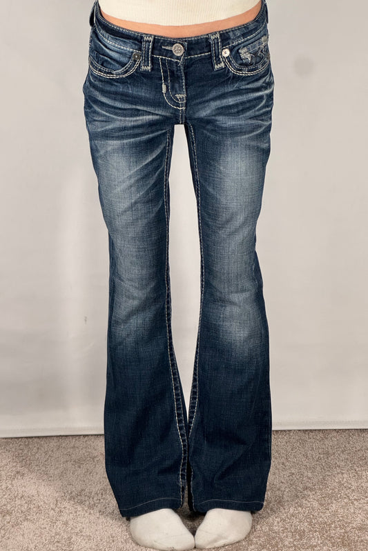 Lavtaljede jeans str: S