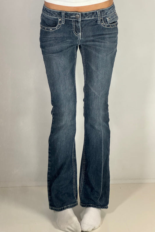 Lågmidjade jeans stl: XS