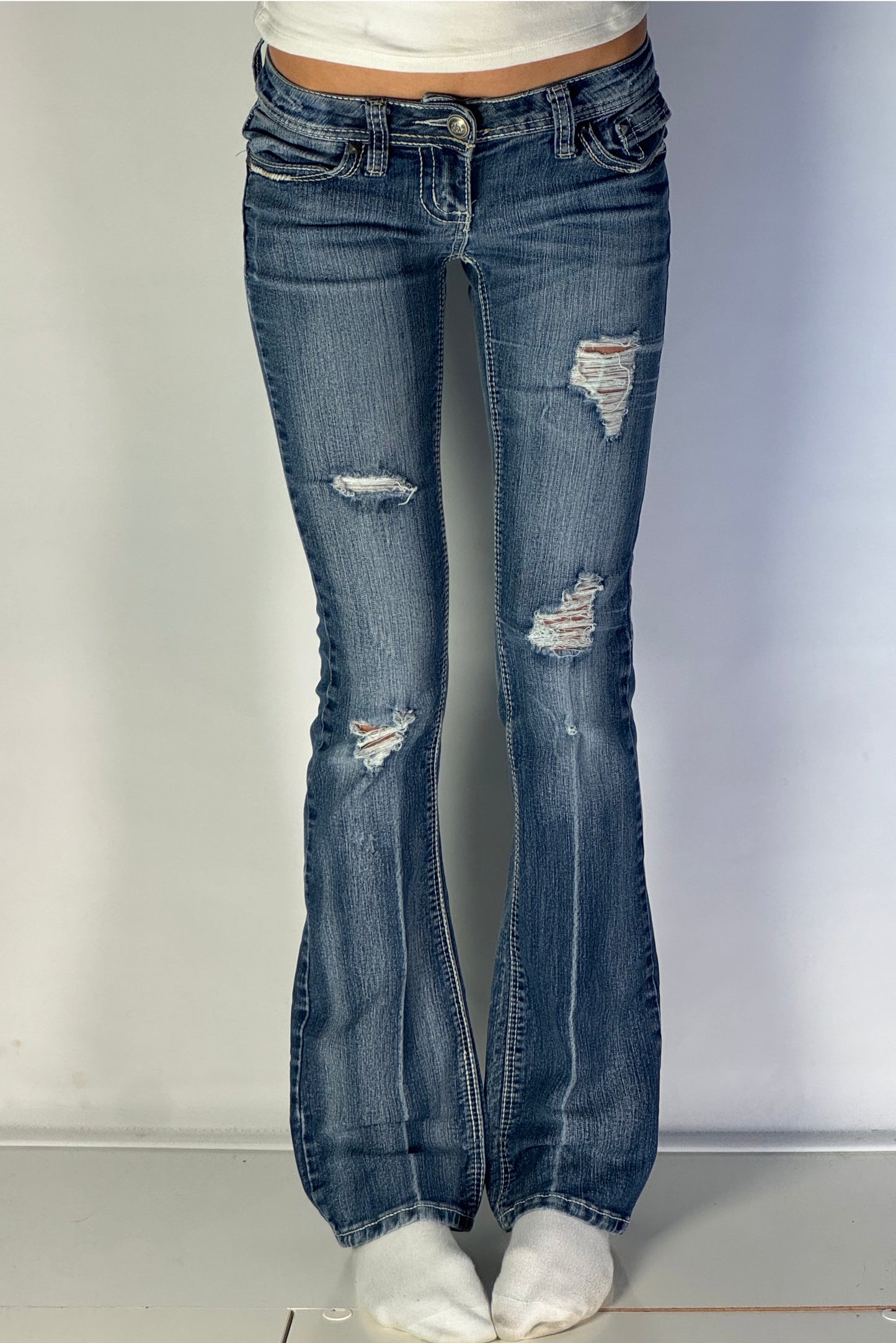 Lågmidjade jeans stl: XS