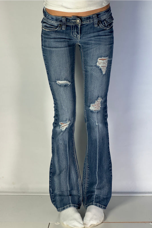 Lågmidjade jeans stl: XS