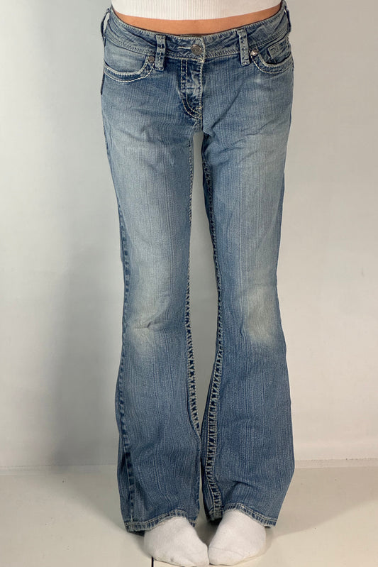 Lågmidjade jeans stl: S/M