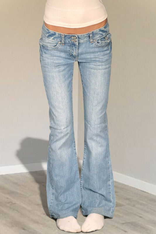 Lågmidjade jeans stl: S