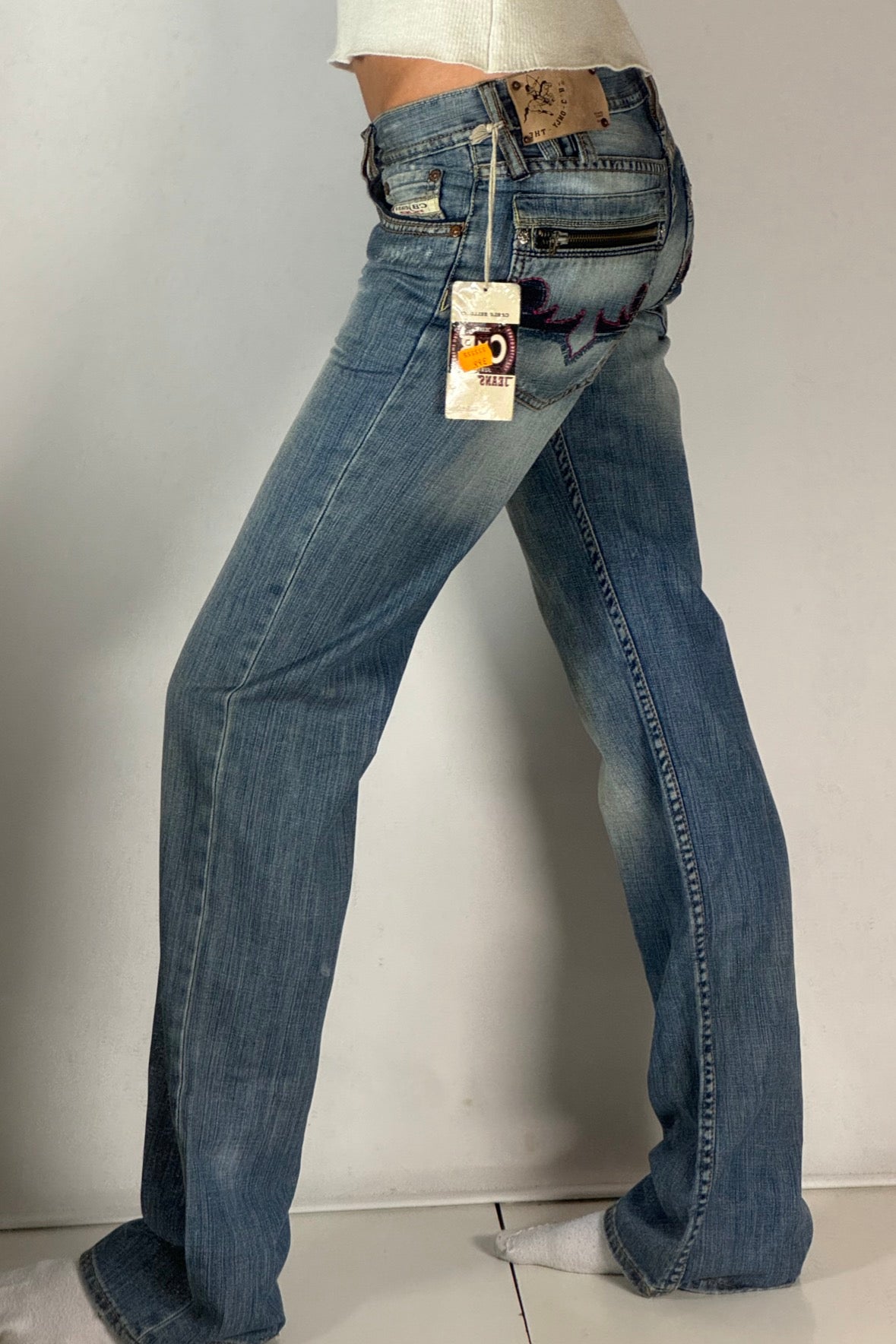 Lågmidjade jeans stl: XS