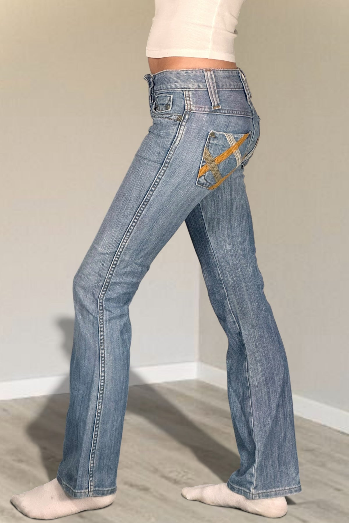Lågmidjade jeans stl: XXS