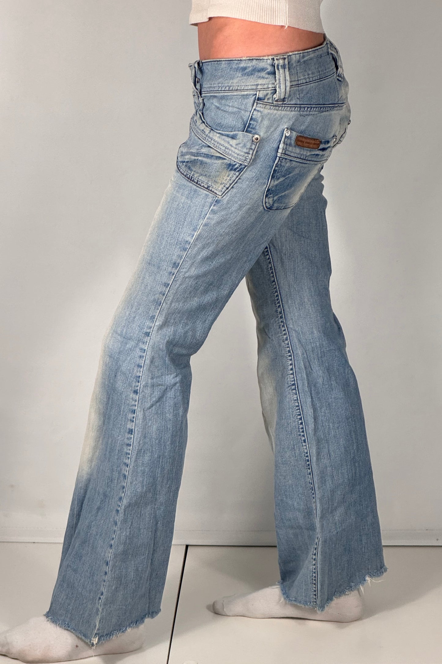 Lågmidjade jeans stl: S