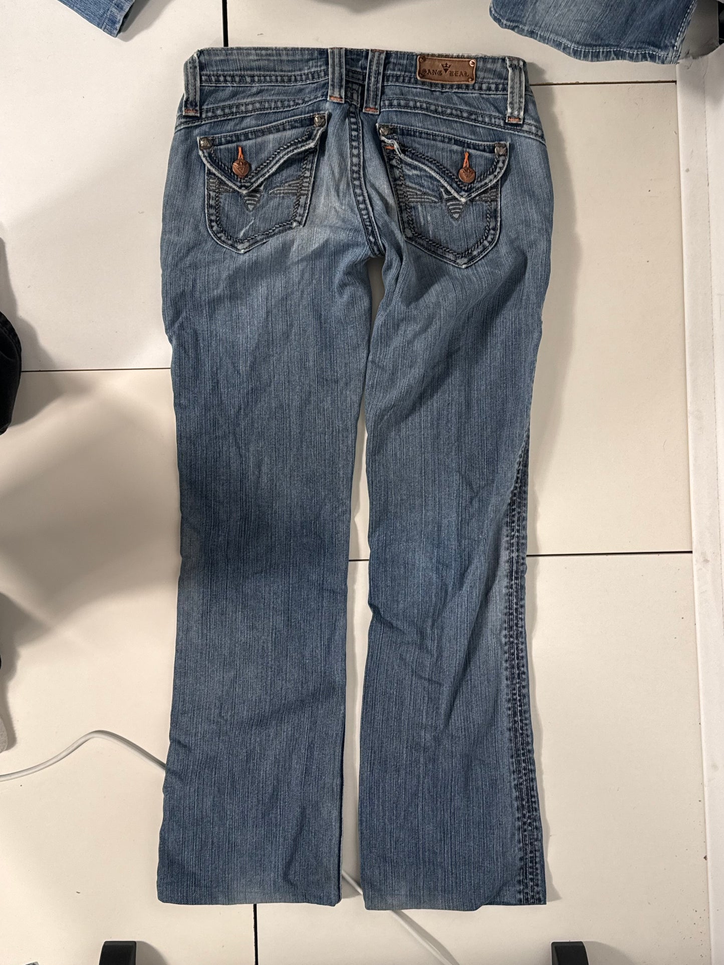 Lågmidjade jeans stl: S