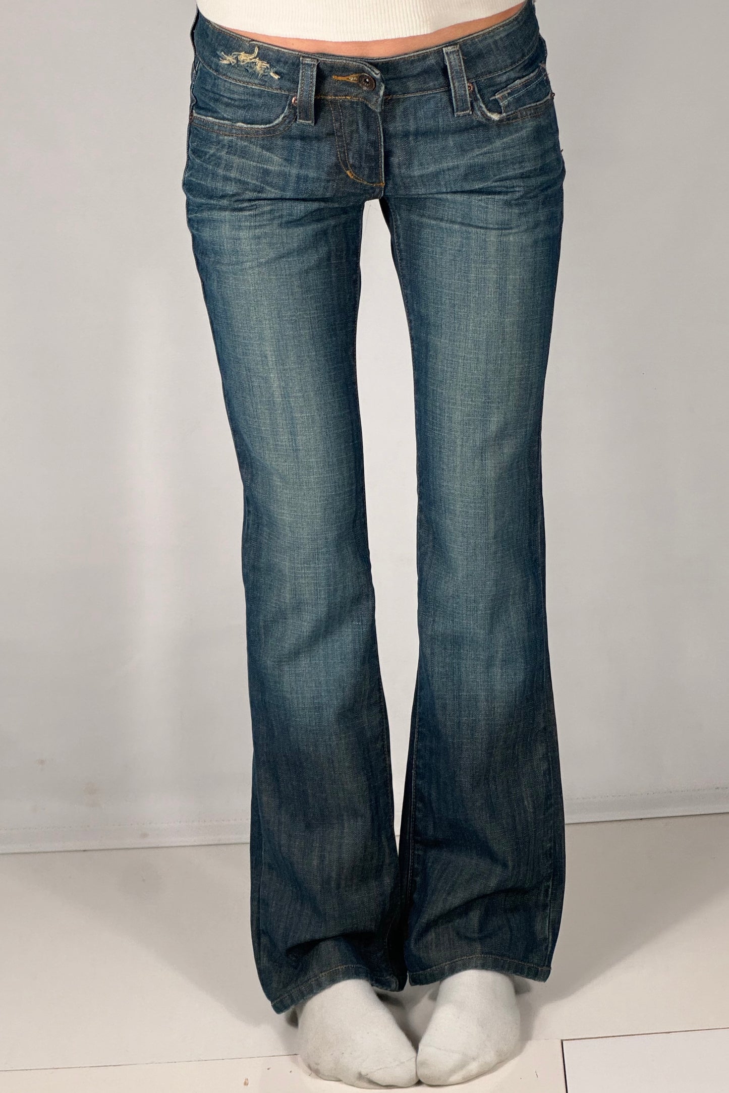 Lavtaljede jeans str: XS