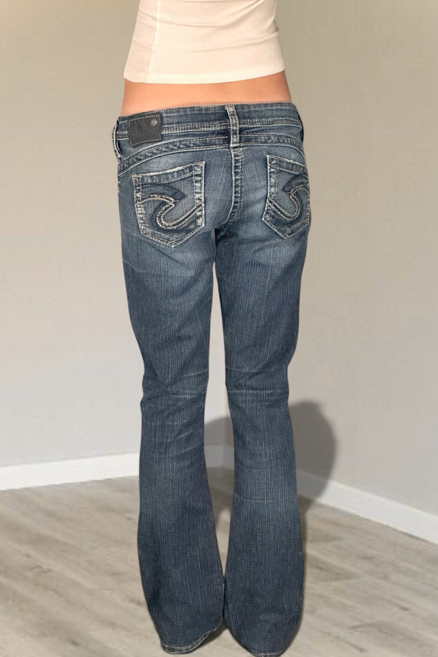 Lågmidjade jeans stl: S/M