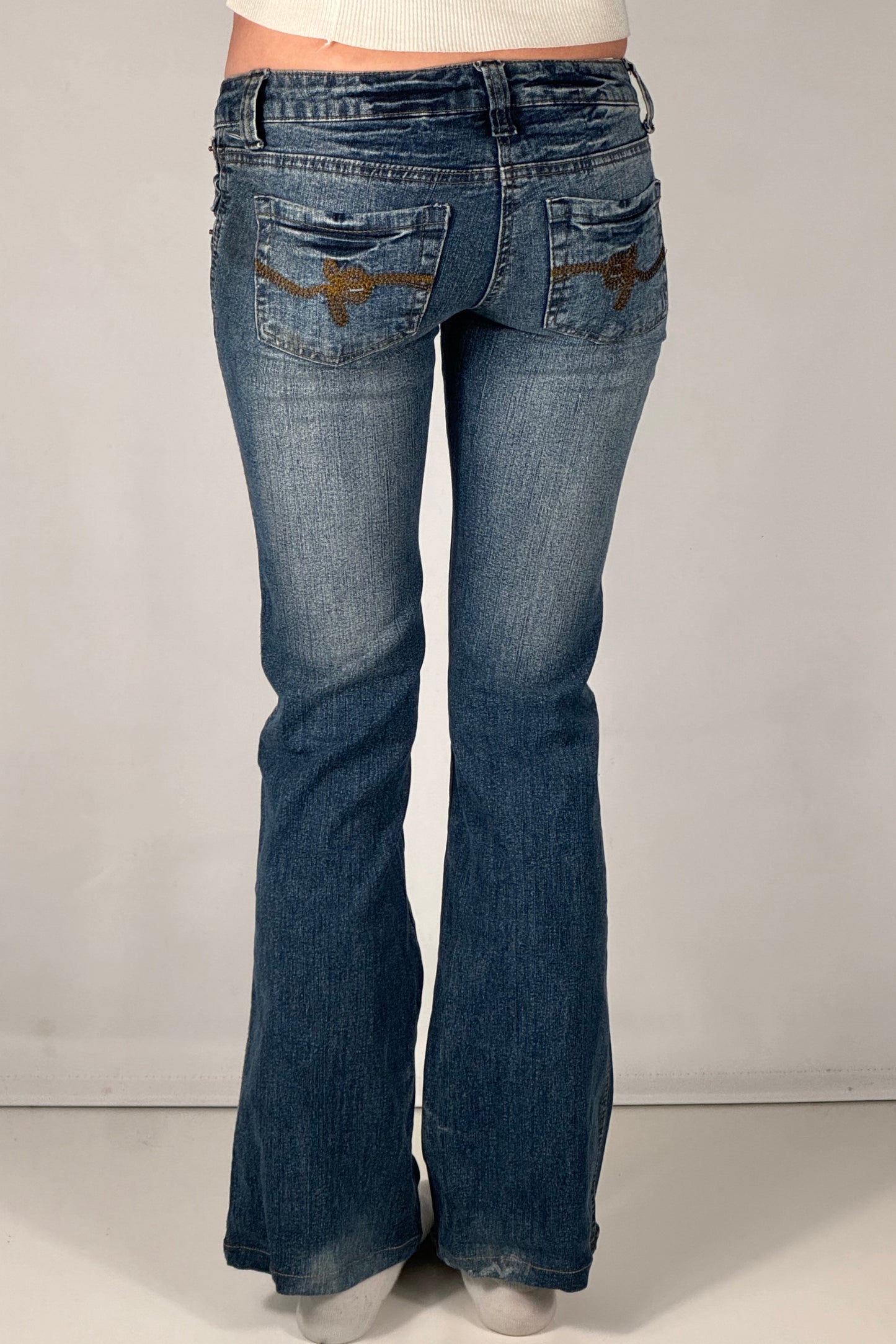Lavlivede jeans str: XXS