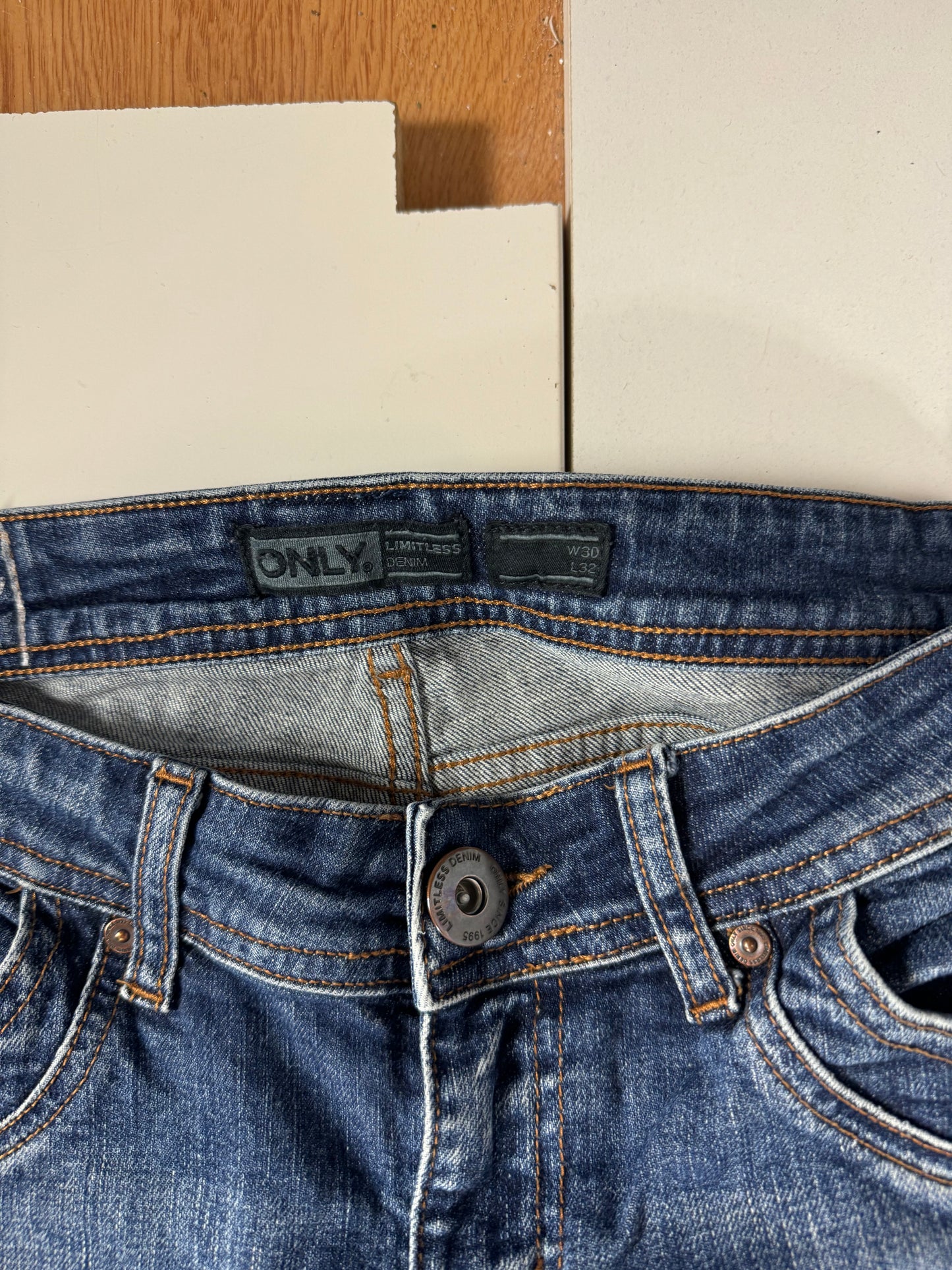 Lågmidjade jeans stl: S/M