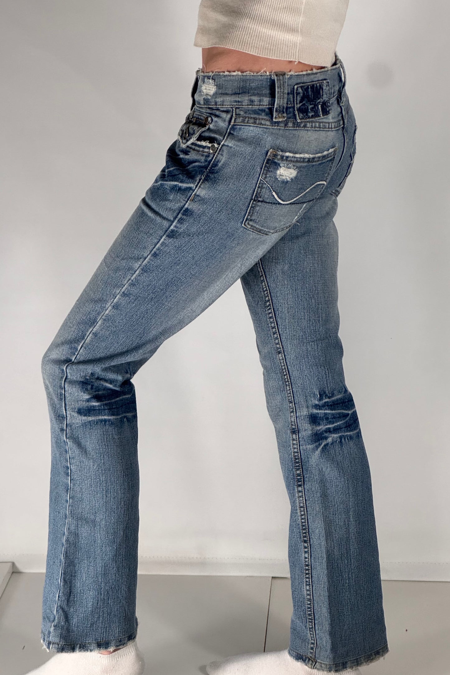 Lågmidjade jeans stl: XS