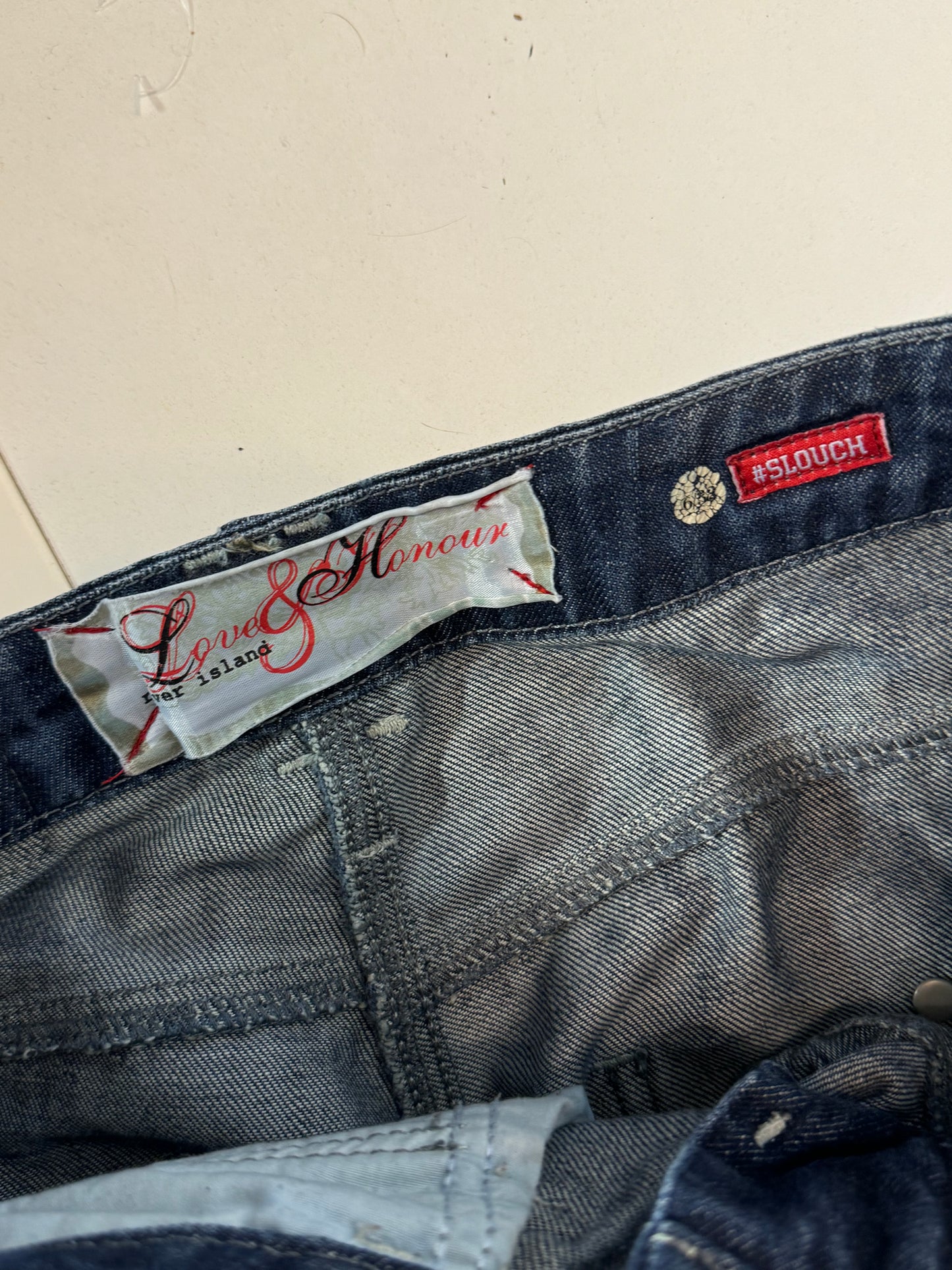 Lågmidjade jeans stl: S