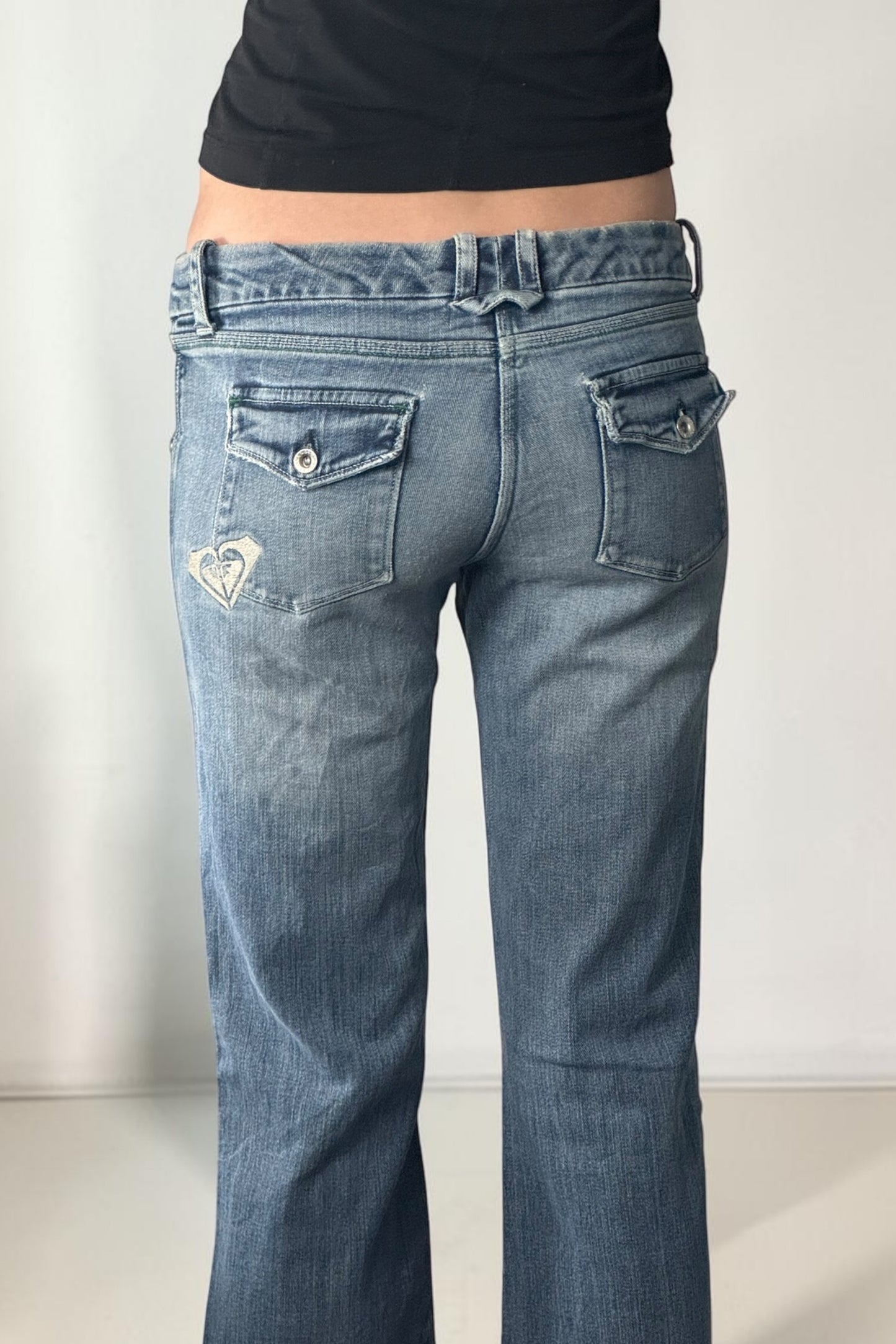 Lågmidjade jeans stl: XS