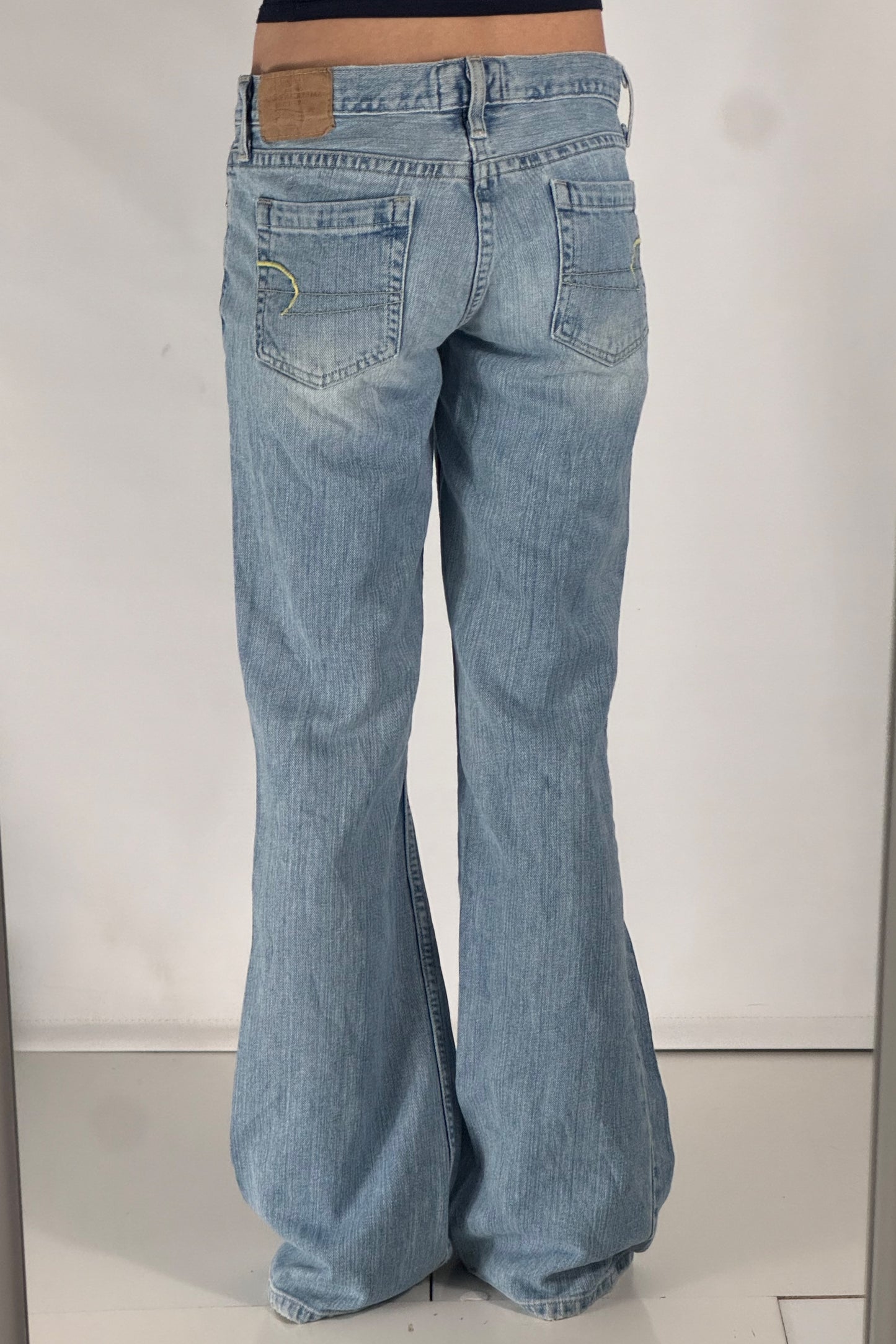 Lavtaljede jeans str: M