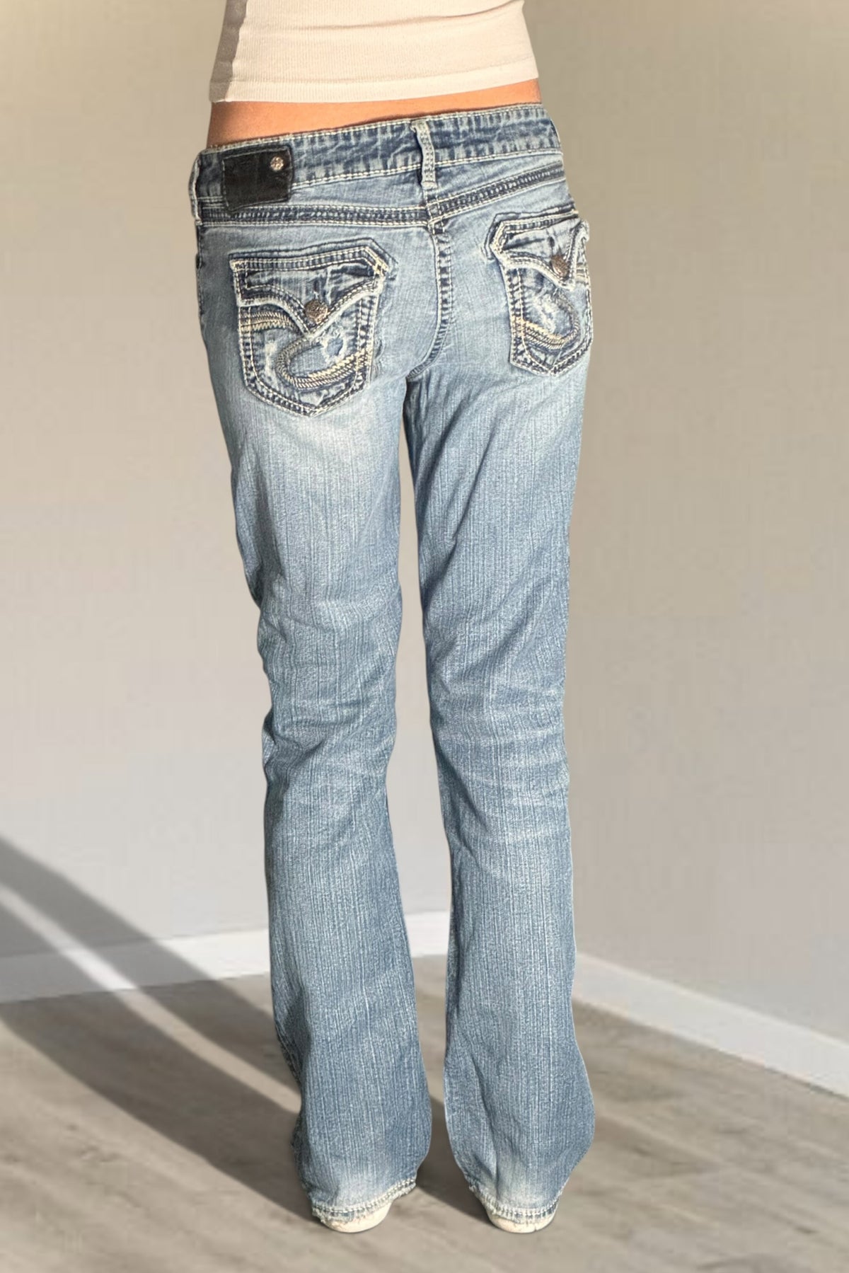 Lågmidjade jeans stl: S