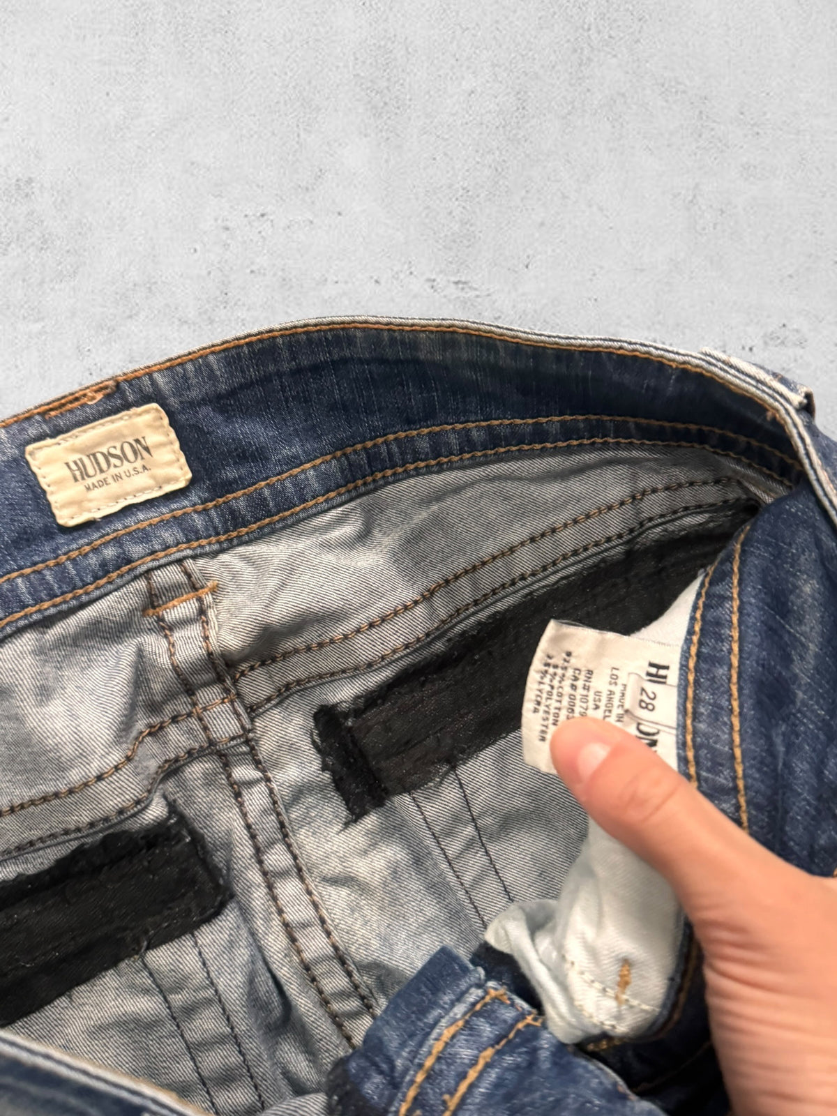 Lågmidjade jeans stl: S