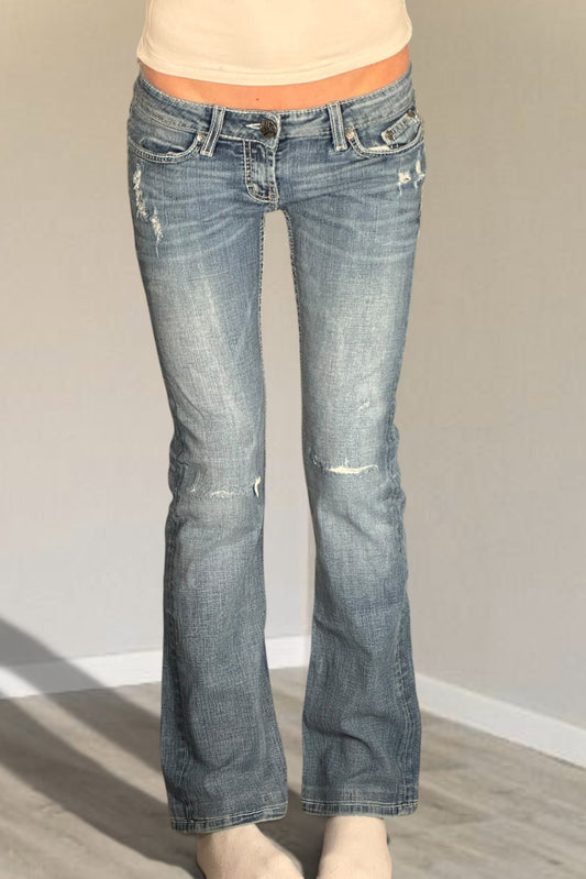 Lågmidjade jeans stl: XS