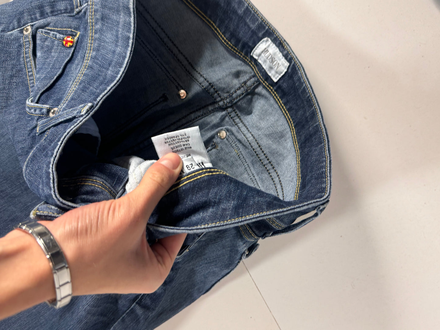 Lågmidjade jeans stl: S/M
