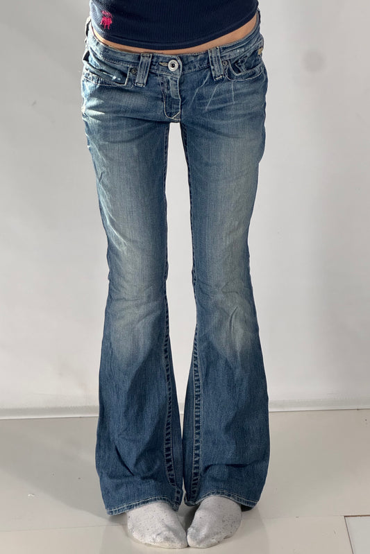 Lågmidjade jeans stl: S