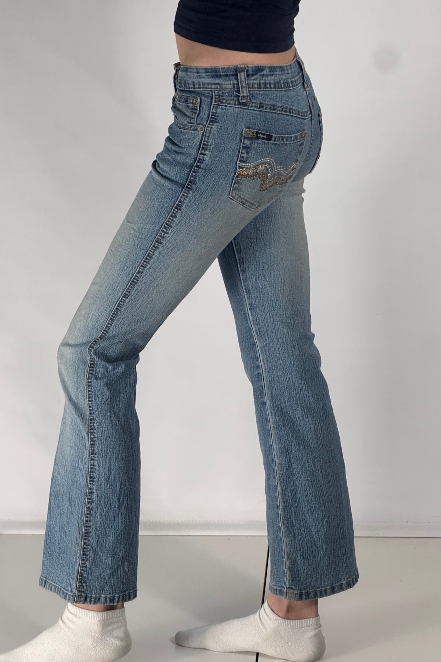 Lågmidjade jeans stl: XXS