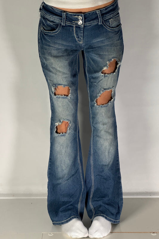 Lågmidjade jeans stl: S