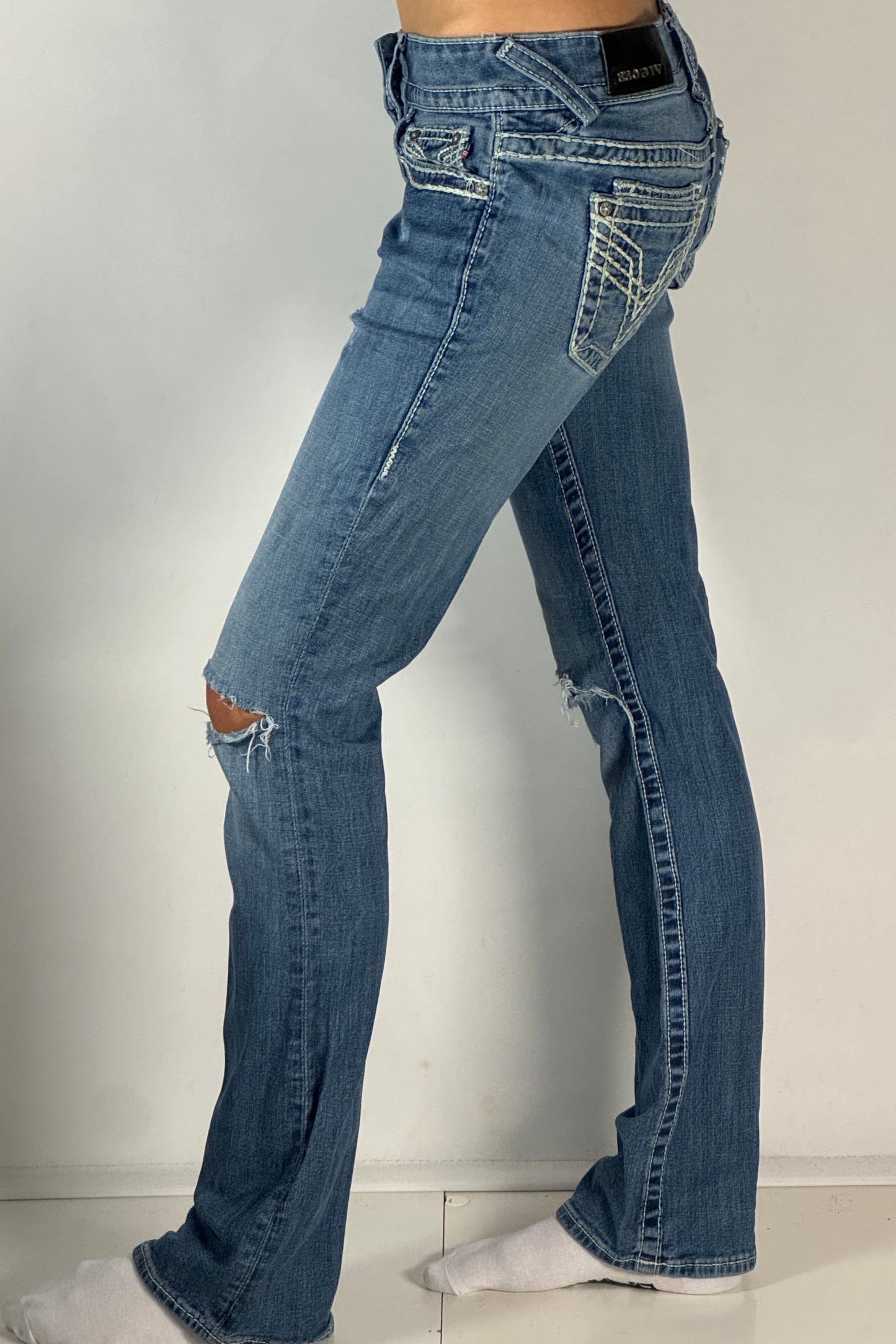 Lågmidjade jeans stl: XS
