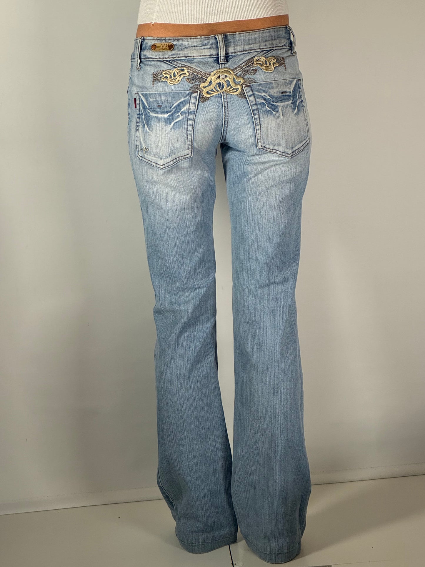 Lågmidjade jeans stl: S