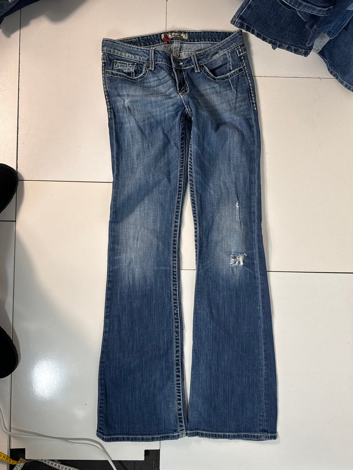 Lågmidjade jeans stl: S/M