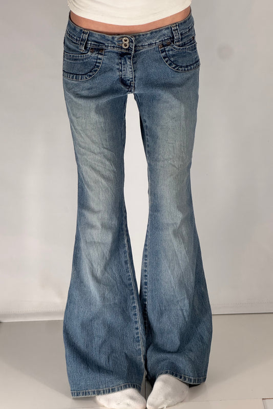 Lågmidjade jeans stl: S