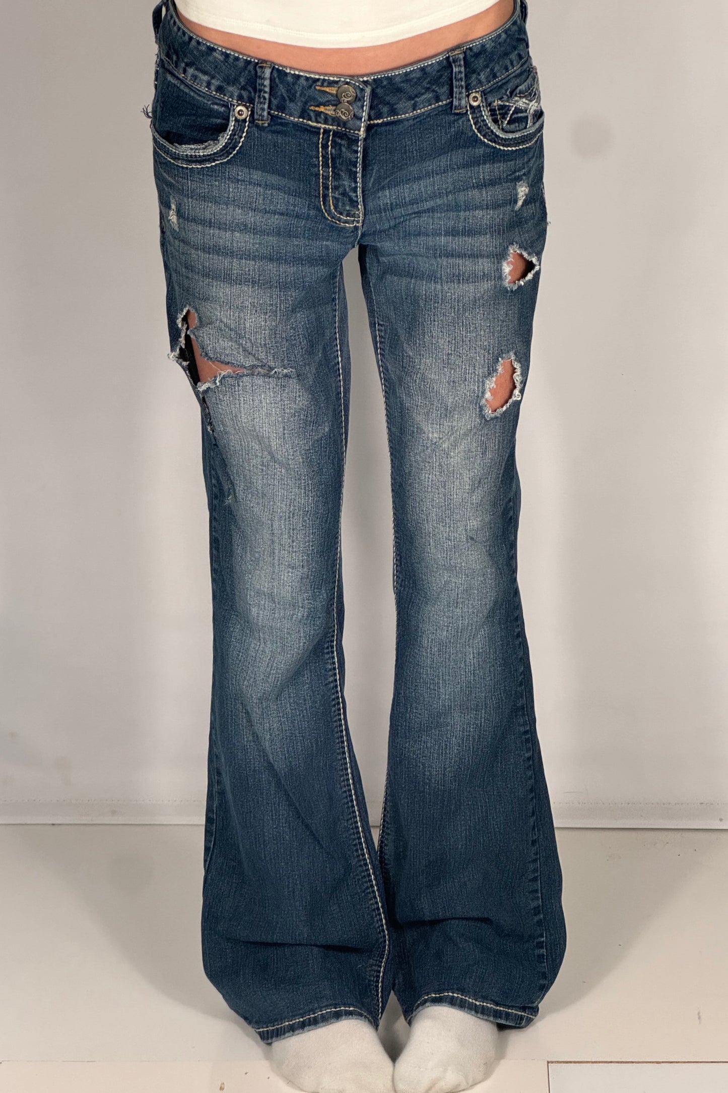 Lågmidjade jeans stl: M