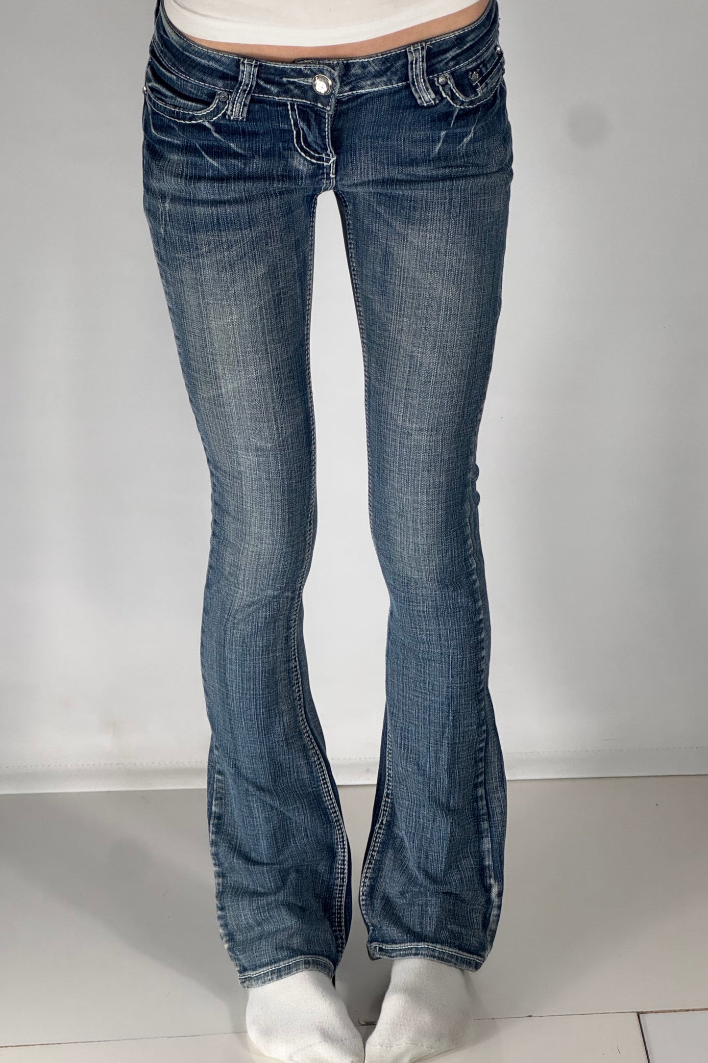 Lågmidjade jeans stl: XXS