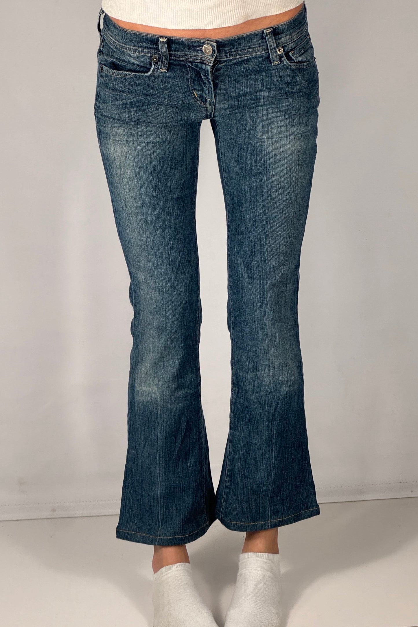 Lavlivede jeans str: XXS