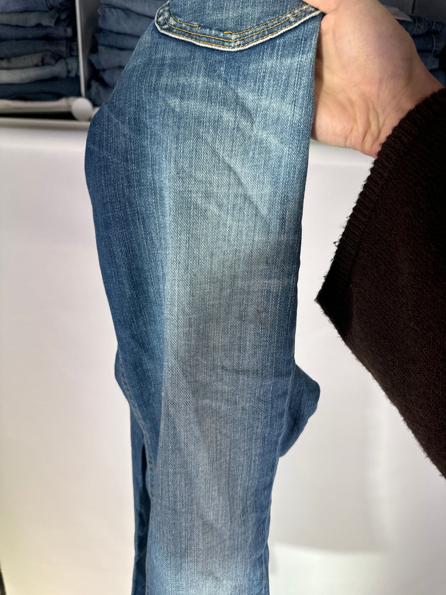 Lågmidjade jeans stl: S