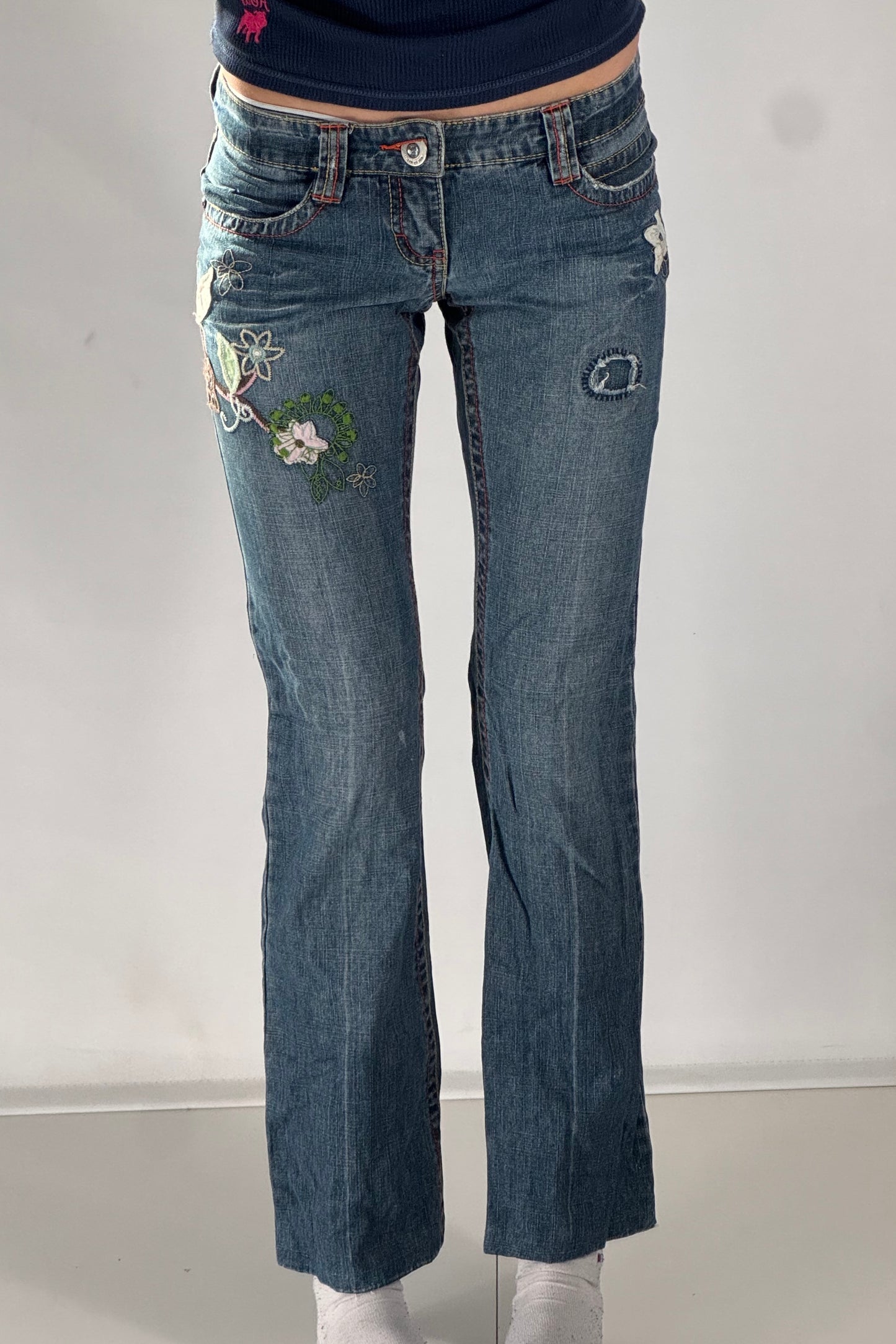 Lågmidjade jeans stl: XS